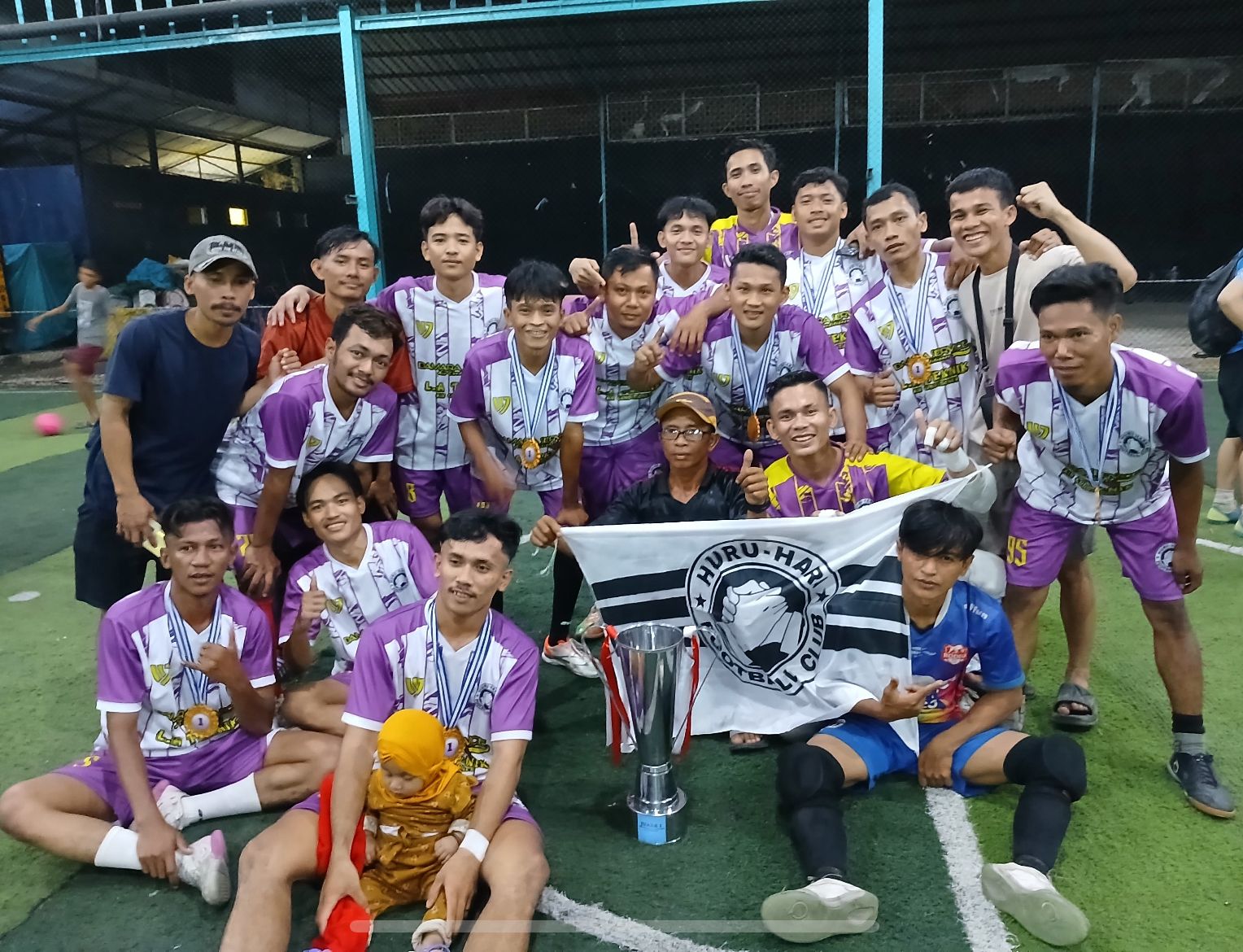 SC Storage futsal team champions