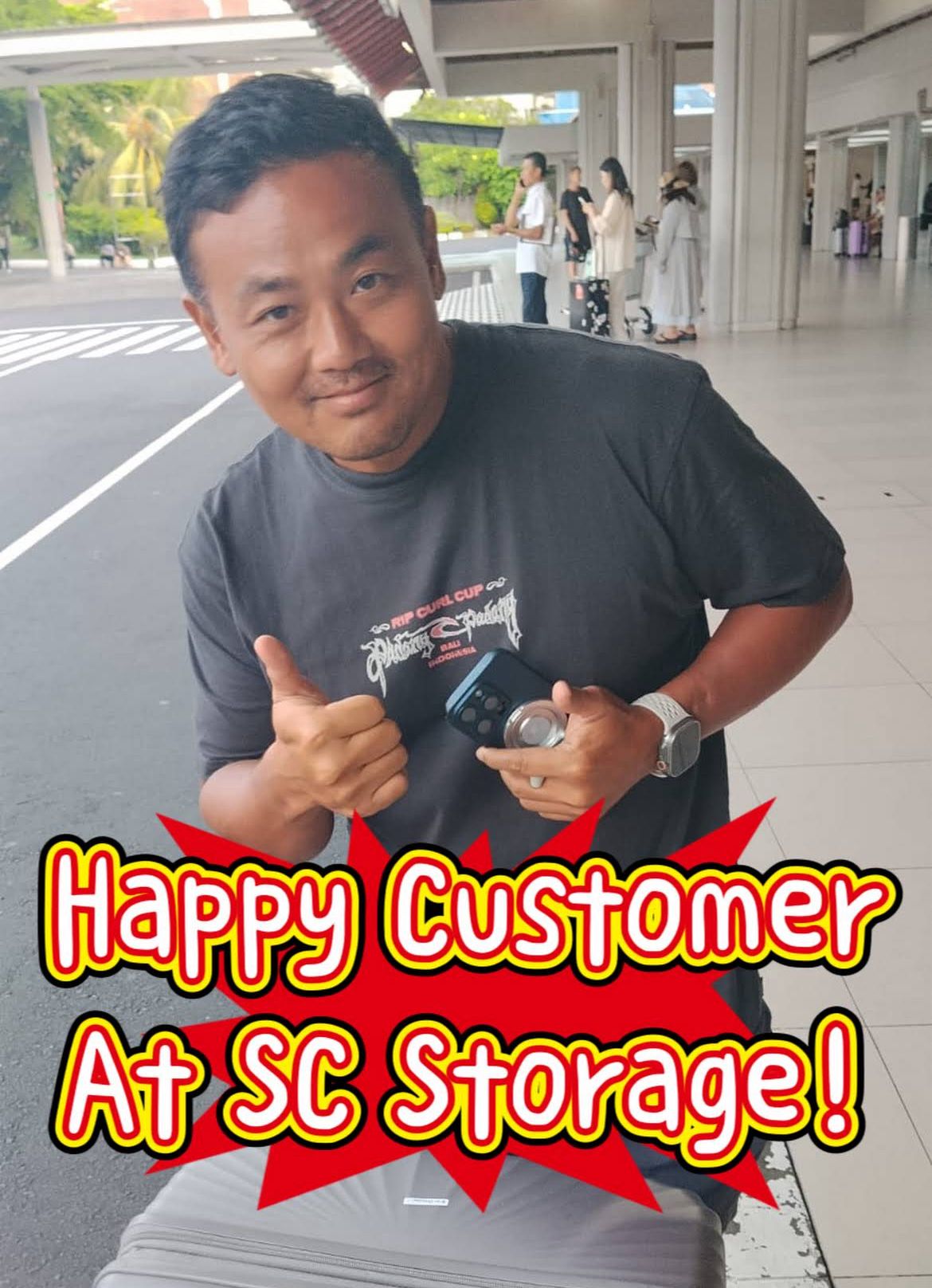 SC Storage happy customer Canggu Bali