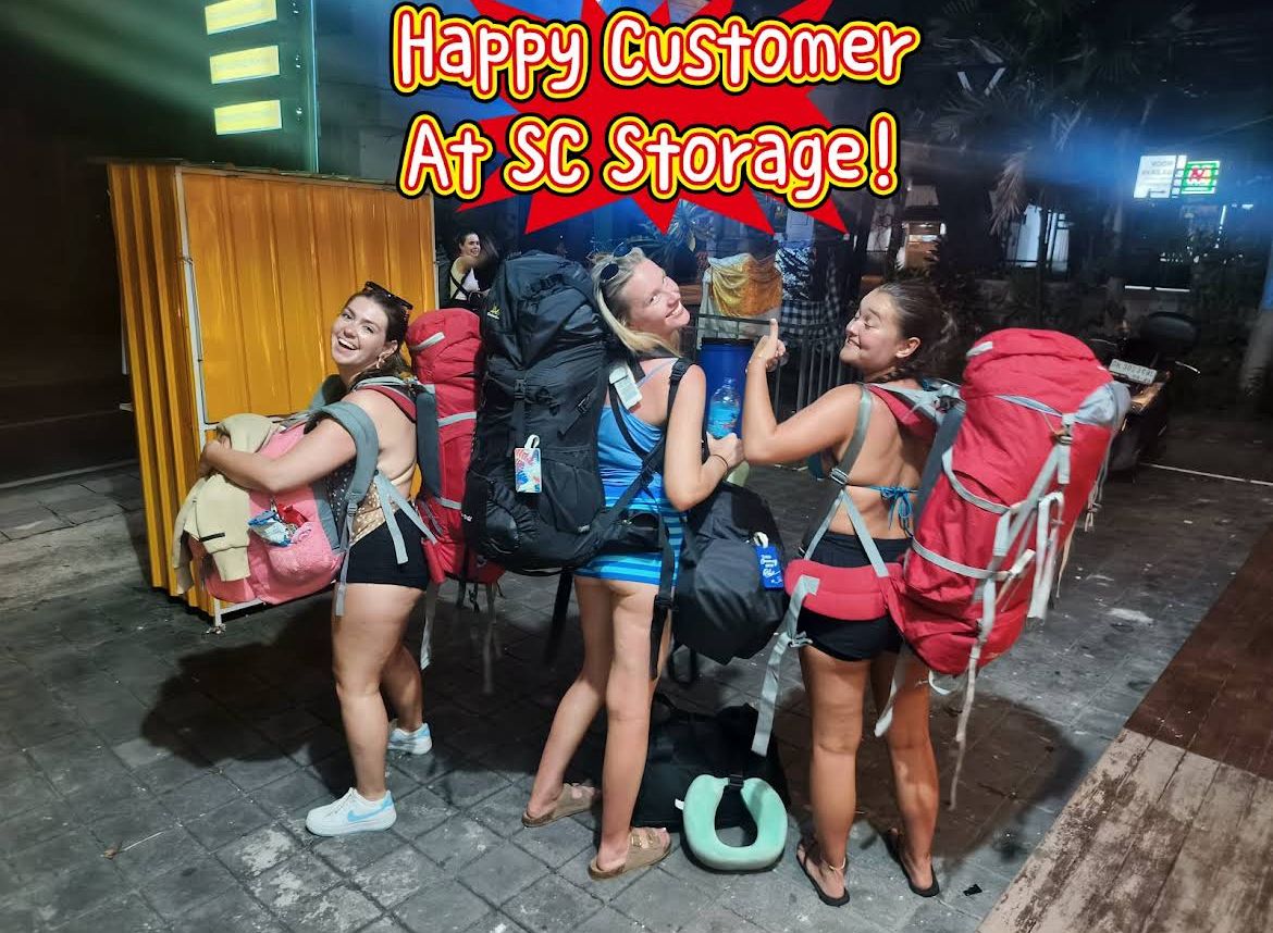 SC Storage Bali customer pickup delivery review