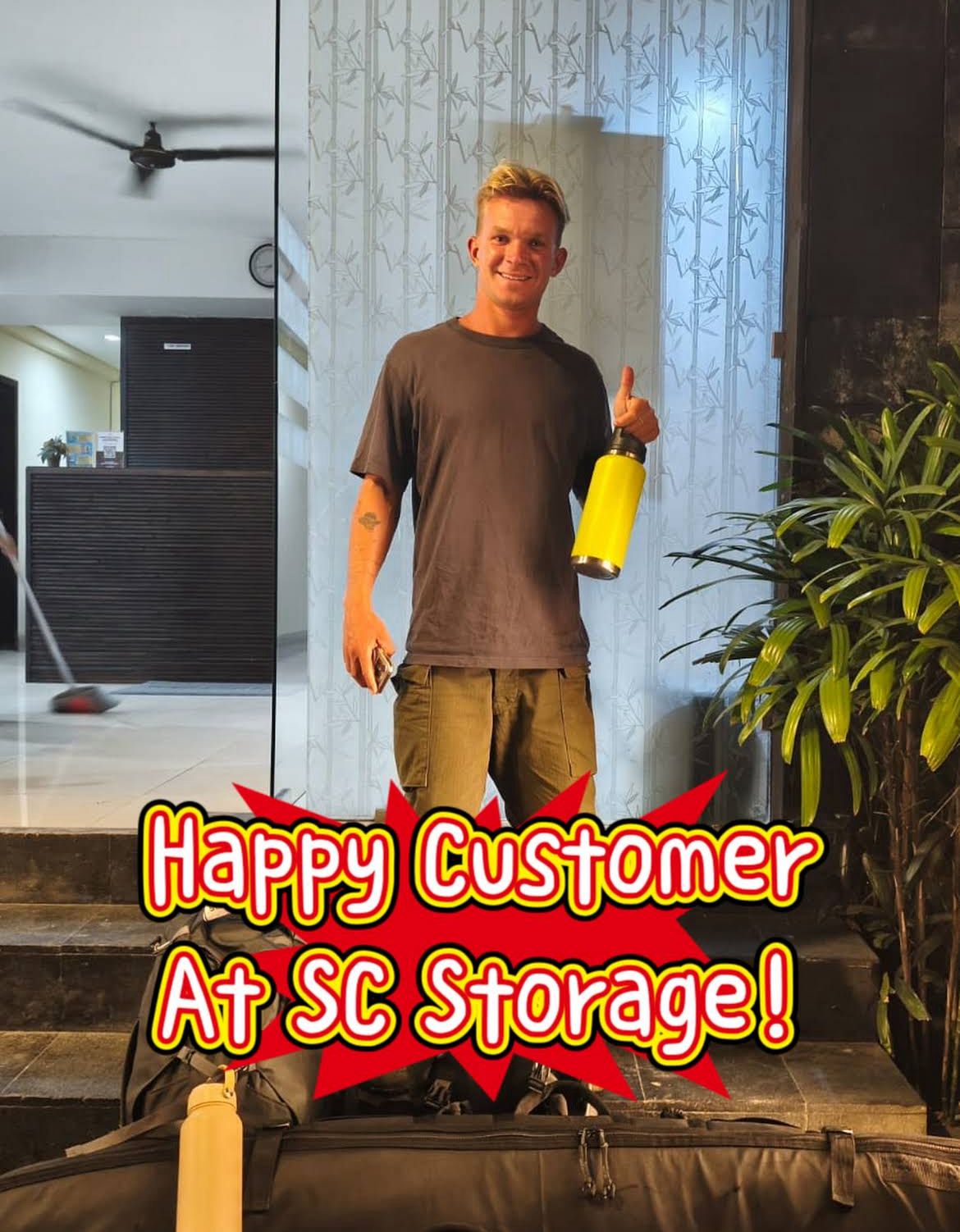 SC Storage customer smiling Bali